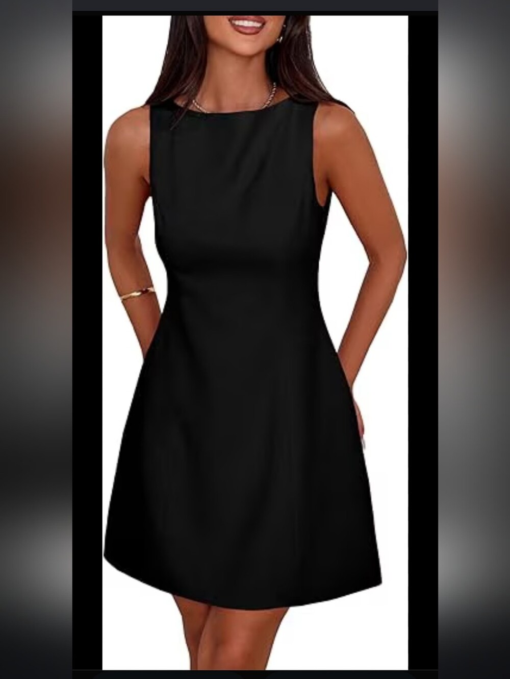 ABC Studio dress stretch zip back body con (14) solid black nice jacket …